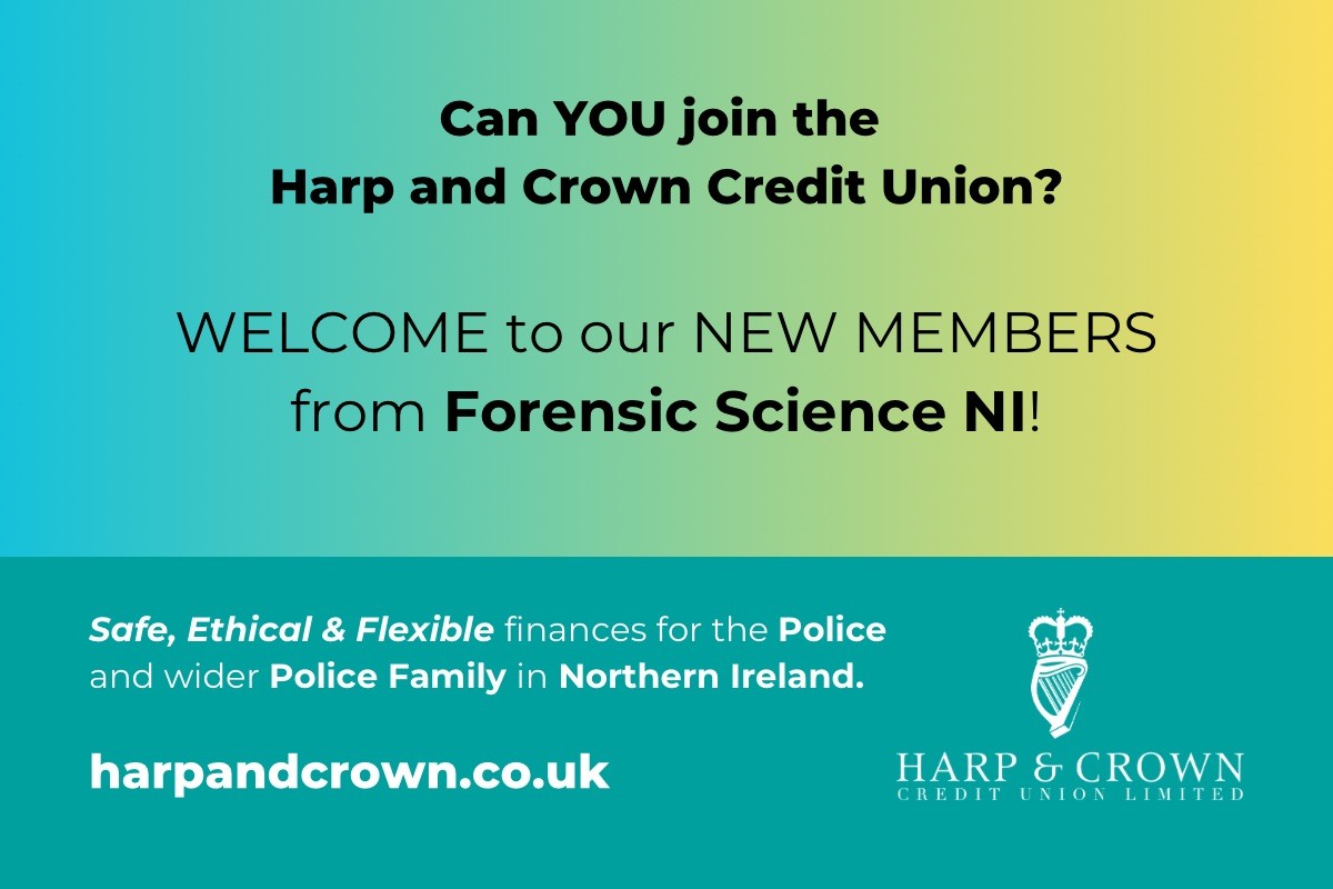 forensic science ni join harp and crown