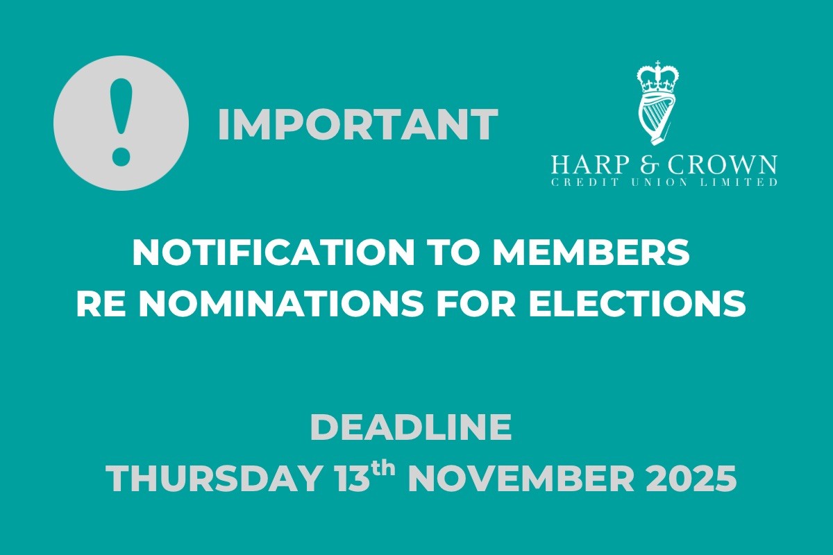 Notification to members:  Nominations for Elections