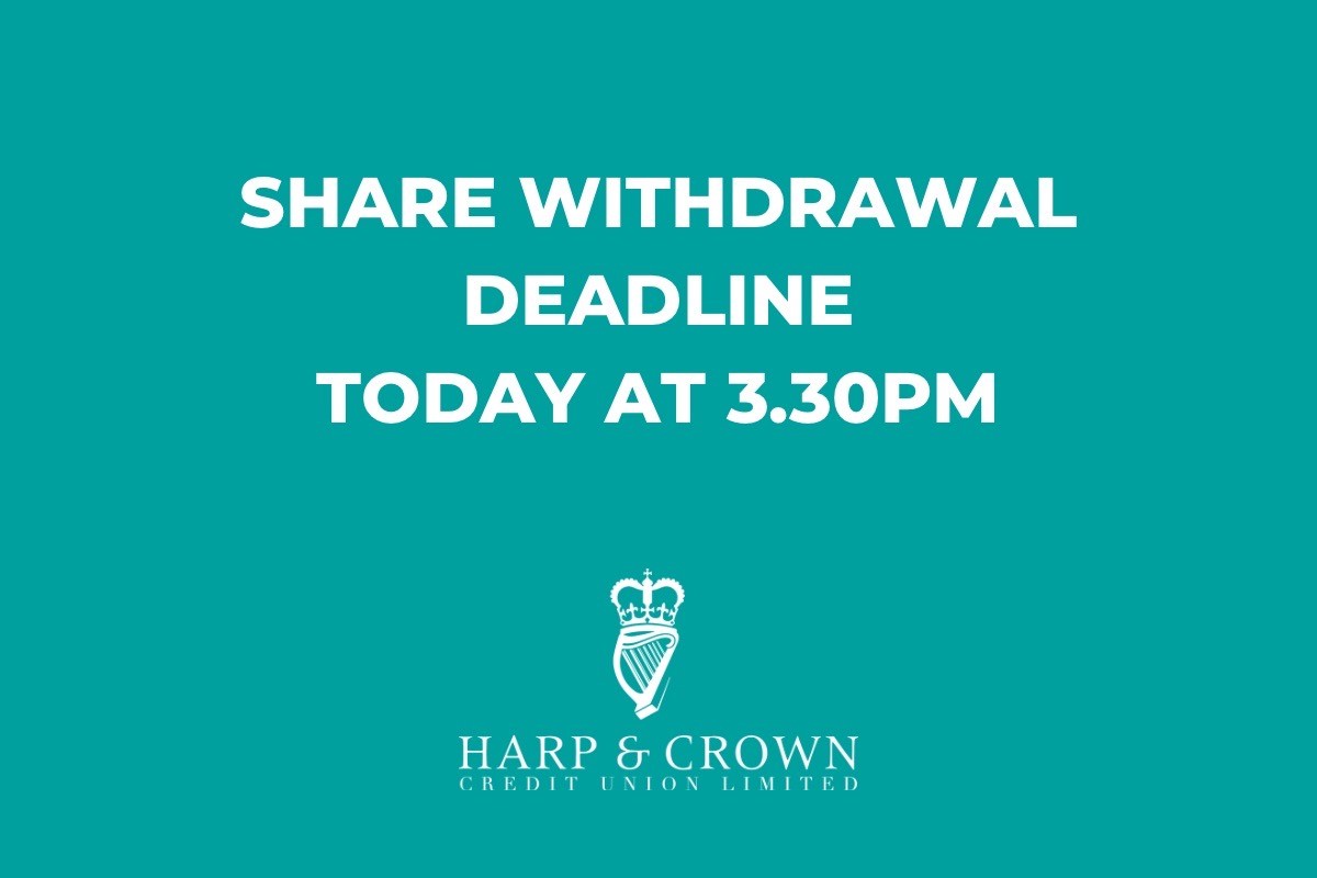 Share withdrawal deadline