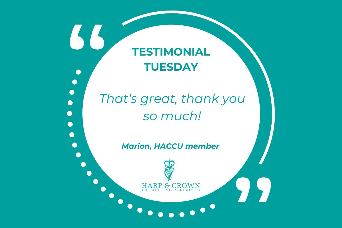 Testimonial Tuesday - Marion
